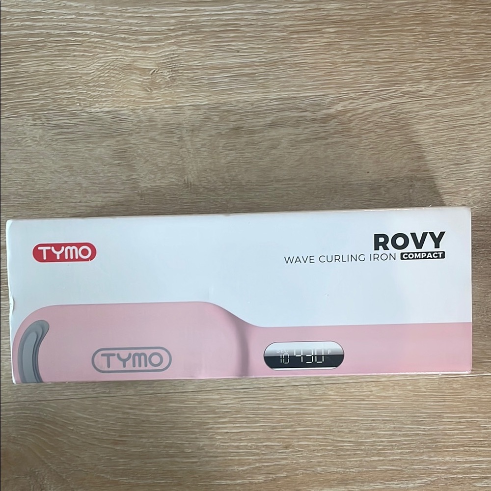 TYMO Rovy Compact Pink Wave Curling Iron